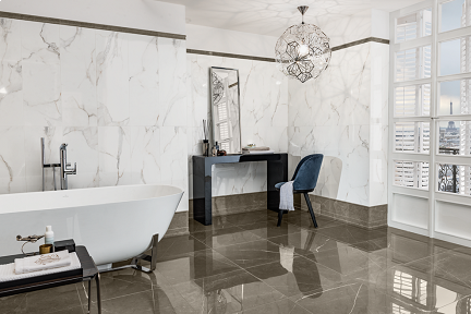 Villeroy & Boch Marmochic Excellence Wandfliese 1050 MR60 deep pearl glänzend 5x30 cm