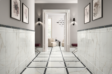 Villeroy & Boch Marmochic Excellence Wandfliese 1050 MR90 dark illusion glänzend 5x30 cm