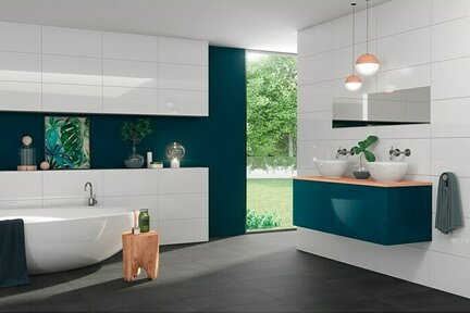 Villeroy & Boch White & Cream Wandfliese weiß glänzend kalibriert 30x60 cm