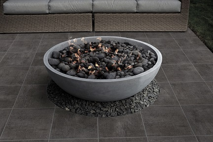 Bodenfliesen Sonderposten Arctec günstig schwarz 30x60 cm R10 Betonoptik matt