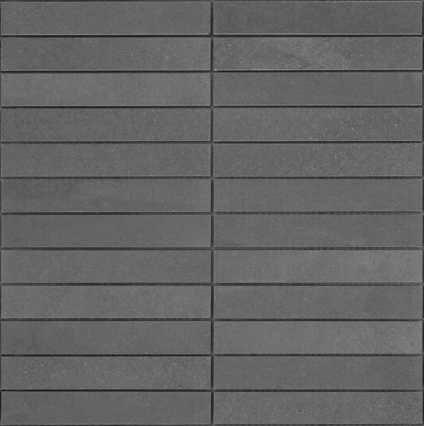 Bärwolf Basalt Natursteinmosaik ash grey matt 30x30 cm