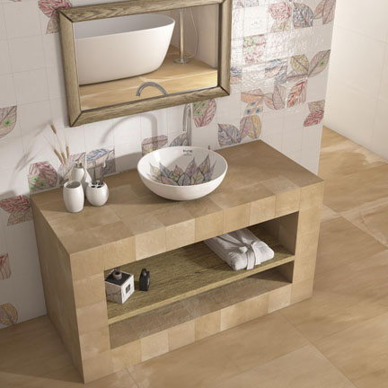 Dune Berlin Dekorfliese rafaela glänzend 14,7x14,7 cm