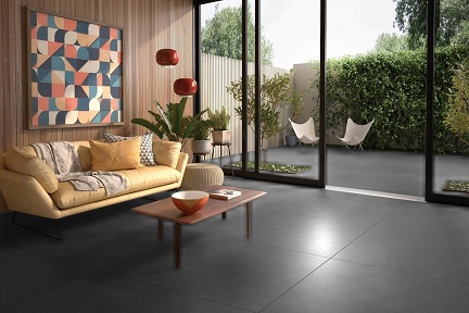 RAK Ceramics Gems/ Lounge Bodenfliese black rustik 30x60 cm