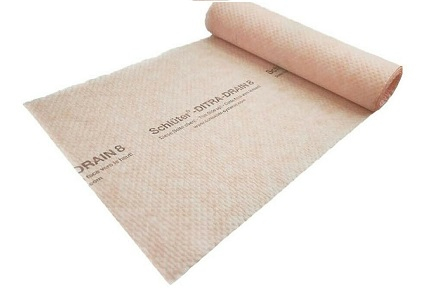 12,50 m² Schlüter Ditra - Drain 8 Drainagematte