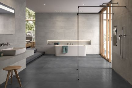 Bodenfliesen Villeroy & Boch Bernina 2394 RT2M anthrazit 30x60 cm Sandsteinoptik matt