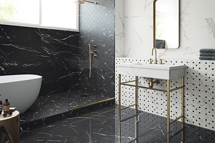 Villeroy & Boch Bodenfliese black anpoliert 60x60 cm