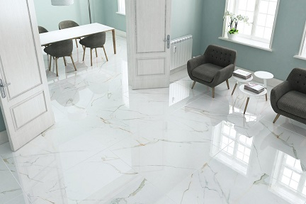 Villeroy & Boch Bodenfliese white gold anpoliert 60x60 cm